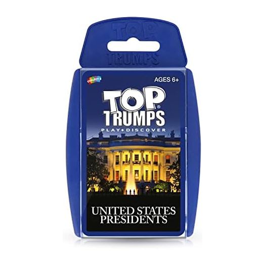 Top Trumps Card Game US Presidents - Family Games for Kids and Adults - Learning Games - Kids Card Games for 2 Players and More - Kid War Games - Card Wars - for 6 Plus Kids