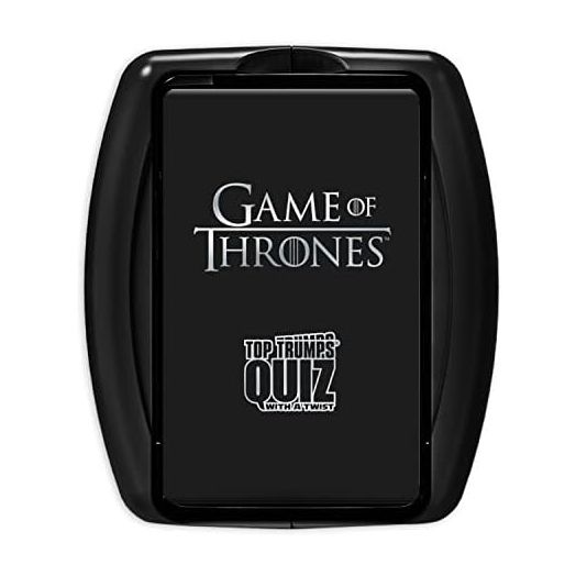 Top Trumps Game of Thrones: Quiz Games - Trivia Quiz - Games for Adults - Great Travel Games and Road Trip Games - Trivia Outdoor Games 2+ Players