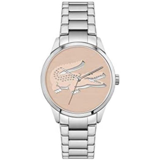 Lacoste Women's Quartz Watch Strap, Stainless Steel, 18 (Model: 2001173)