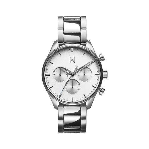 MVMT Men's Airhawk Pilot Watch, Stainless Steel, 42mm, Water-Resistant, Interchangeable Bands, Analog Display, Military-Inspired Design
