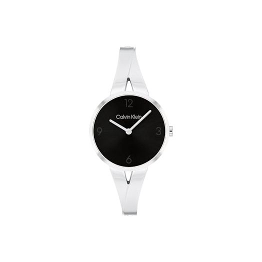 Calvin Klein Joyful - Women's 2H Quartz Watch Stainless Steel Case Bangle Bracelet - Water Resistant 3 ATM/30 Meters - Adjustable Links for a Custom Fit - 30 mm