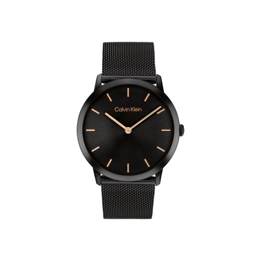Calvin Klein Exceptional - Women's and Men's 2H Quartz Watch Stainless Steel with Mesh Bracelet - Water Resistant 3 ATM/30 Meters - Trendy CK Watches for Him and Her - 37 mm
