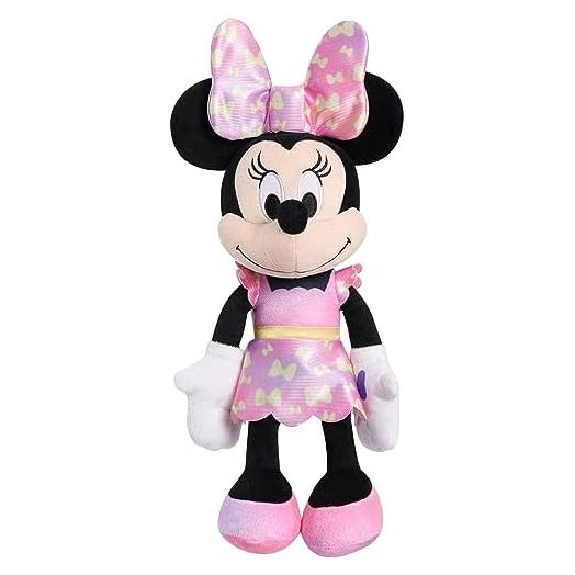 Disney Junior Minnie Mouse Fashion Bow 14-inch Plush Stuffed Animal with Lights and Sounds, Kids Toys for Ages 3 Up by Just Play