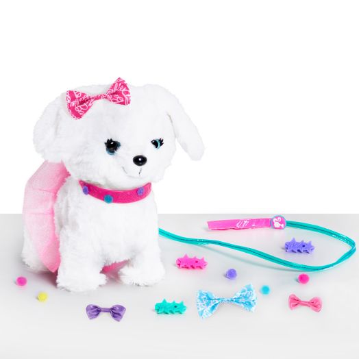 Just Play Barbie Walk & Wag Puppy Feature Plush, Kids Toys for Ages 3 up