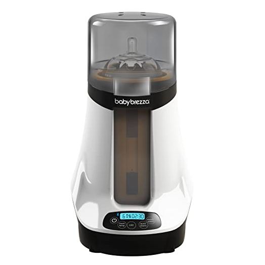 Baby Brezza Safe & Smart Electric Baby Bottle Warmer, Breastmilk Warmer + Baby Food Warmer + Defroster - Universal Warmer Fits All Feeding Bottles: Glass + Plastic – Wireless Bluetooth Control