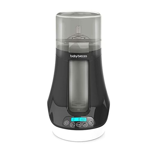 Baby Brezza Electric Baby Bottle Warmer, Breastmilk Warmer + Baby Food Warmer and Defroster - Universal Warmer Fits All Feeding Bottles: Glass, Plastic, Small, Large + Newborn – Digital Display
