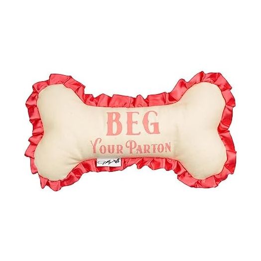Doggy Parton Plush Dog Toys Collection - Beg Your Parton Bone