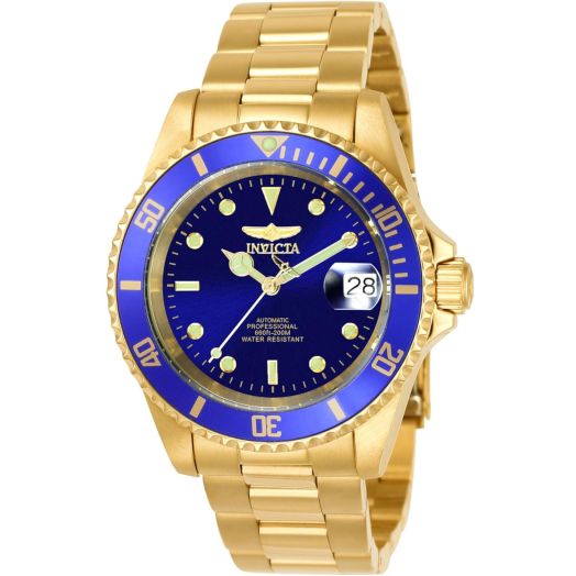 Invicta Men's 8930OB Pro Diver Analog Display Japanese Automatic Gold Watch