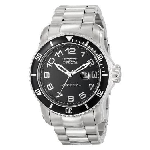 Invicta Men's 15072 Pro Diver Analog Display Japanese Quartz Silver Watch