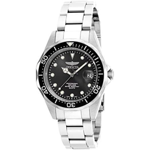 Invicta Men's 17046 Pro Diver Analog Display Japanese Quartz Silver Watch