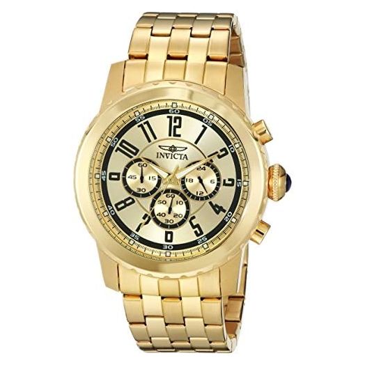 Invicta Men's 19465 Specialty 18k Gold Ion-Plated Watch