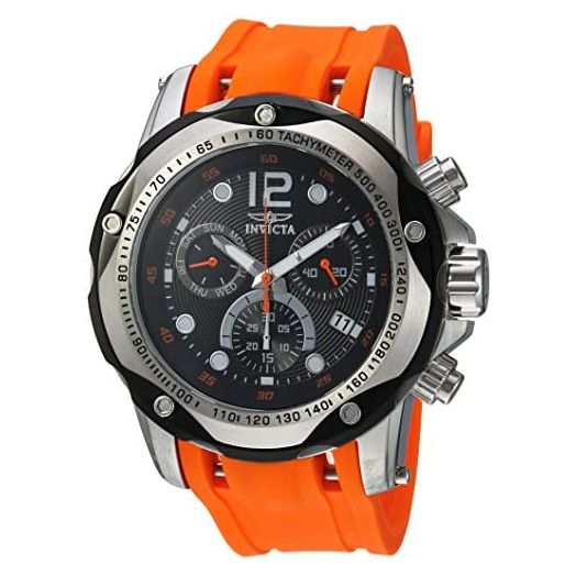 Invicta Men's 20072 Speedway Analog Display Swiss Quartz Orange Watch