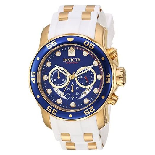 Invicta Men's Pro Diver Quartz Watch with Stainless-Steel Strap, Gold, 26 (Model: 20288)