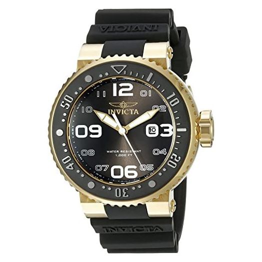 Invicta Men's 21521 Pro Diver Analog Display Japanese Quartz Black Watch