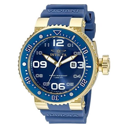 Invicta Men's 21522 Pro Diver Analog Display Japanese Quartz Blue Watch