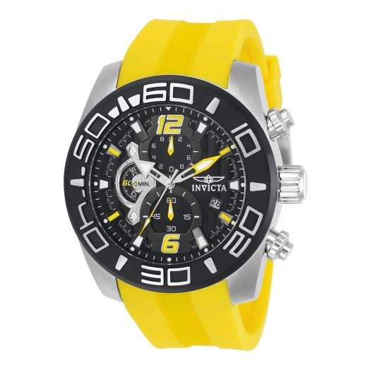 Invicta Men's Pro Diver Stainless Steel Quartz Watch with Silicone Strap, (Model: 22808, 22809)