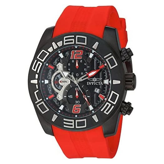 Invicta Men's 22810 Pro Diver Analog Display Quartz Red Watch