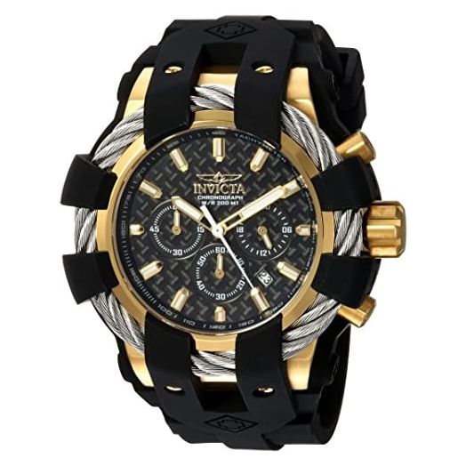 Invicta Men's 23860 Bolt Analog Display Quartz Black Watch