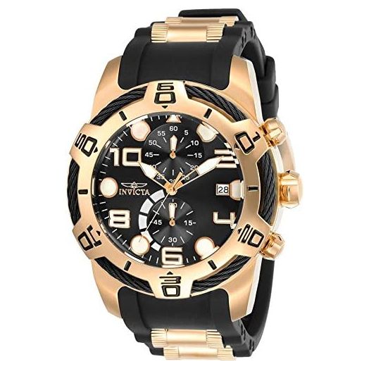 Invicta Bolt Chronograph Black Dial Mens Watch 24219