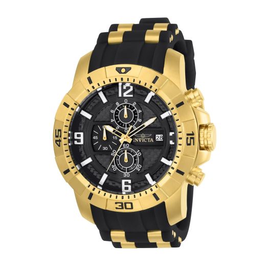 Invicta Men's 24965 Pro Diver Analog Display Quartz Black Watch