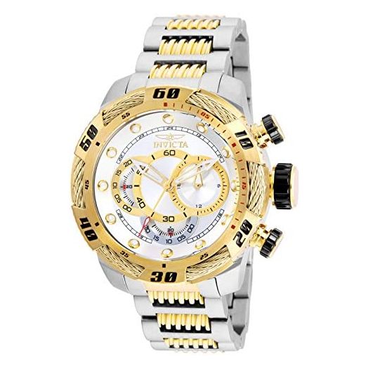 Invicta Men's Speedway Stainless Steel Quartz Stainless-Steel Strap, Two Tone, 24 Casual Watch (Model: 25480)
