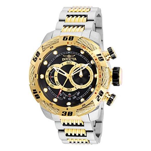Invicta Men's Speedway Stainless Steel Quartz Stainless-Steel Strap, Two Tone, 24 Casual Watch (Model: 25481)