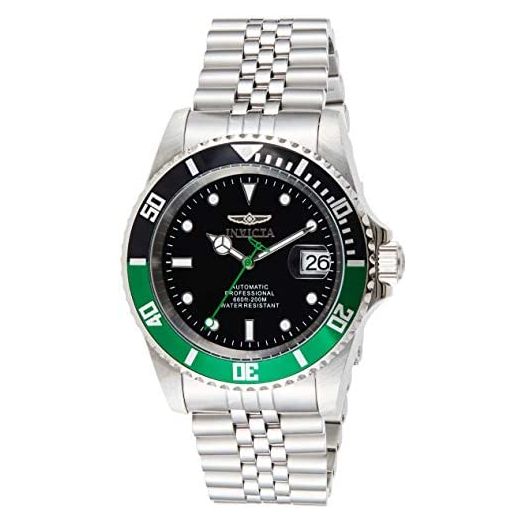 Invicta Men's Pro Diver Automatic Watch with Stainless Steel Band, Silver (Model: 29177)