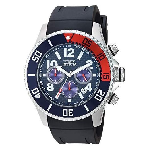 Invicta Mens Pro Diver Quartz Watch, Black, 29711