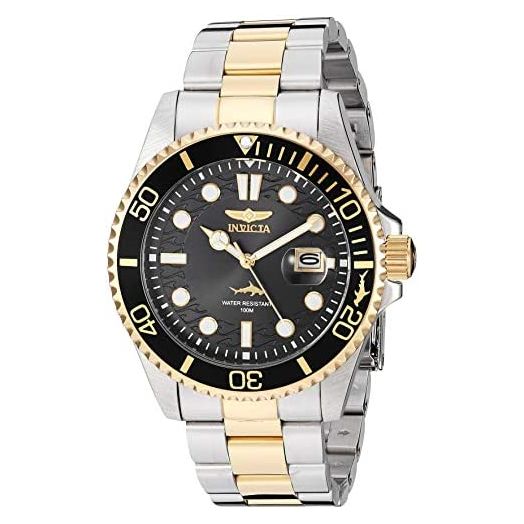 Invicta Men's Pro Diver Quartz Watch with Stainless Steel Strap, Two Tone, 22 (Model: 30023)