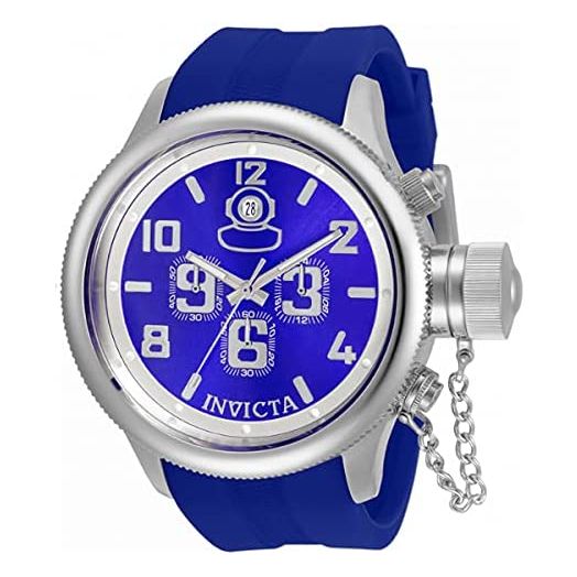 Invicta Men's 52mm Russian Diver 1959 Blue Quartz Chronograph Watch Model (33018)