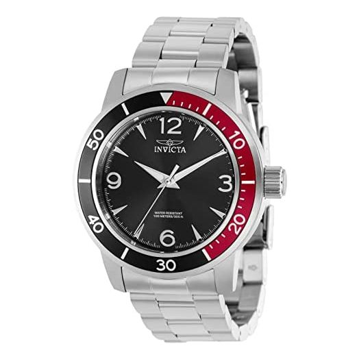 Invicta Specialty Black Dial Stainless Steel Men's Watch 38516