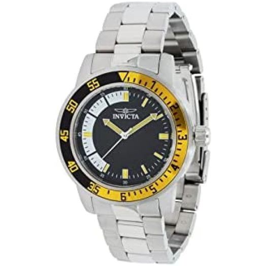Invicta Men's Specialty Quartz Watch with Stainless Steel Strap, Silver, 22 (Model: 38591)