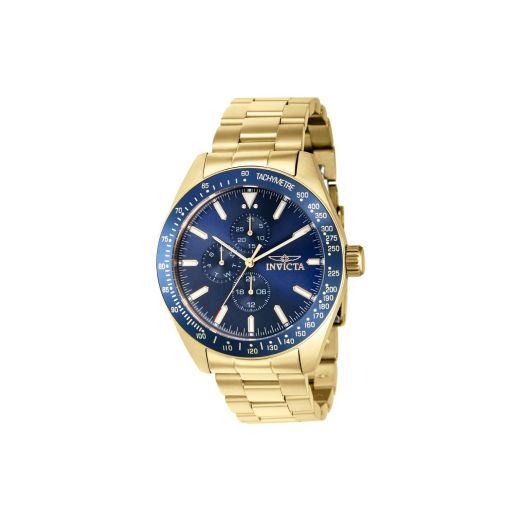 Invicta Men's 38967 Aviator Quartz Multifunction Blue Dial Watch