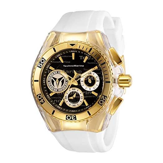 Technomarine Cruise Women's 40mm Chronograph Steel Black Dial Watch