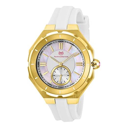 TechnoMarine Lady Cruise Sea Lady Quartz Watch, White, TM-118006