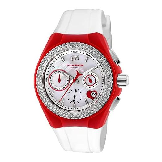 Technomarine Women's 'Cruise' Quartz Stainless Steel and Leather Casual Watch
