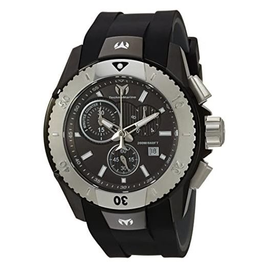 Technomarine Men's TM-616003 UF6 Analog Display Quartz Black Watch