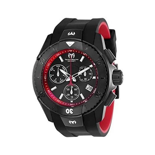 Technomarine Men's TM-616002 UF6 Analog Display Quartz Black Watch