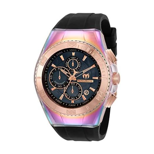 Technomarine Men's TM-115367 Cruise Analog Display Quartz Black Watch