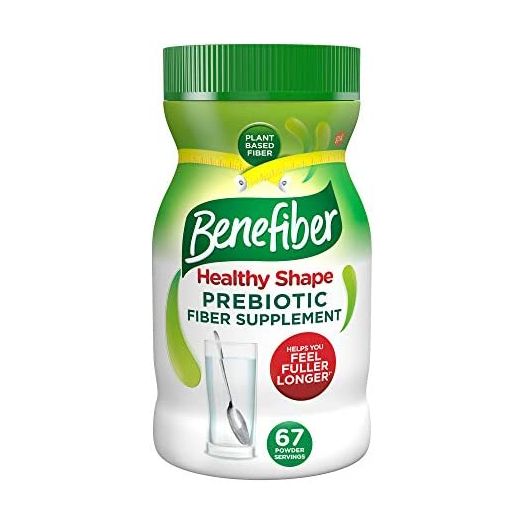 Benefiber Healthy Shape Prebiotic Fiber Supplement Powder for Digestive Health, Daily Fiber Powder - 67 Servings (17.6 Ounces)