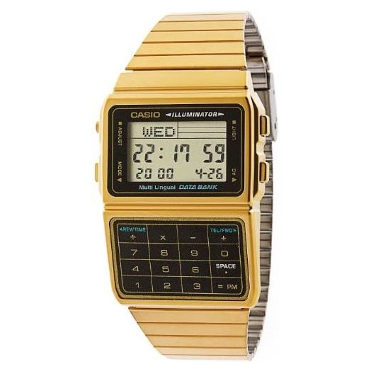 Casio DBC611G-1D Casio Gold & Black Digital Watch - Gold / One Size