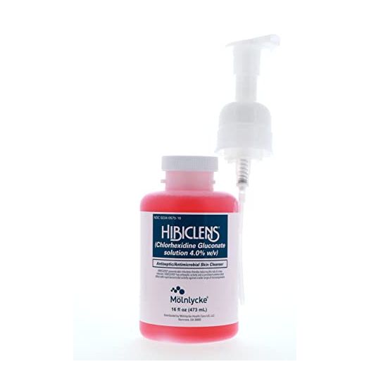 Molnlycke Health Care Hibiclens Liquid Antiseptic 16 Oz Includes Hand Pump