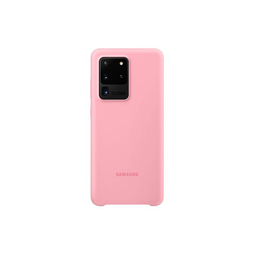 Samsung Galaxy S20 Ultra Case, Silicone Back Cover - Pink (US Version with Warranty) (EF-PG988TPEGUS)