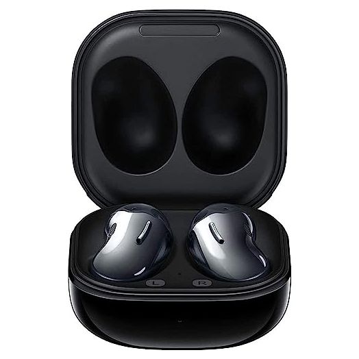 SAMSUNG Galaxy Buds Live True Wireless Earbuds US Version Active Noise Cancelling Wireless Charging Case Included, Mystic Black