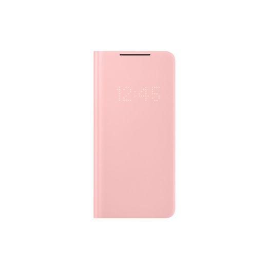 Samsung Galaxy S21+ Case, LED Wallet Cover - Pink (US Version)