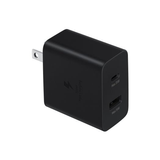 SAMSUNG 35W Power Adapter Duo, Black - EP-TA220NBEWMT