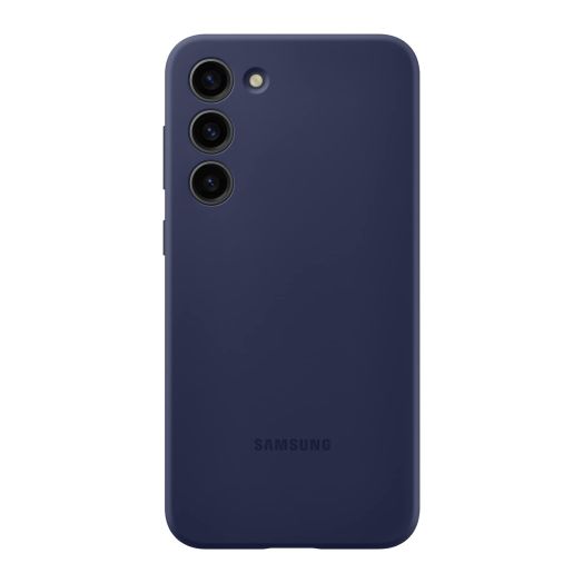 SAMSUNG Galaxy S23+ Plus Silicone Phone Case, Protective Cover w/ Color Variety, Smooth Grip, Soft and Sleek Design, US Version, EF-PS916TNEGUS, Navy