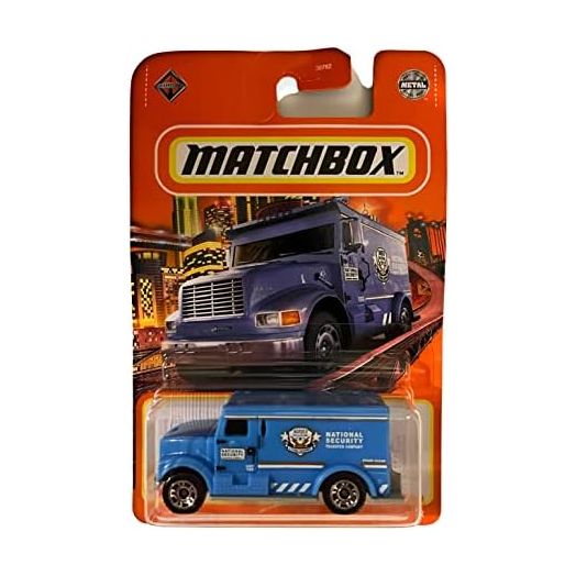 Matchbox Power Grabs Blue International Armored Car 80/100