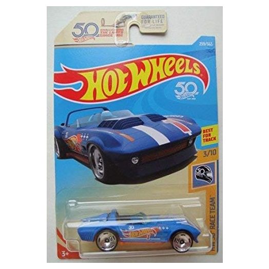 Hot Wheels HW 50 RACE TEAM 3/10, BLUE CORVETTE GRAND SPORT ROADSTER 259/365