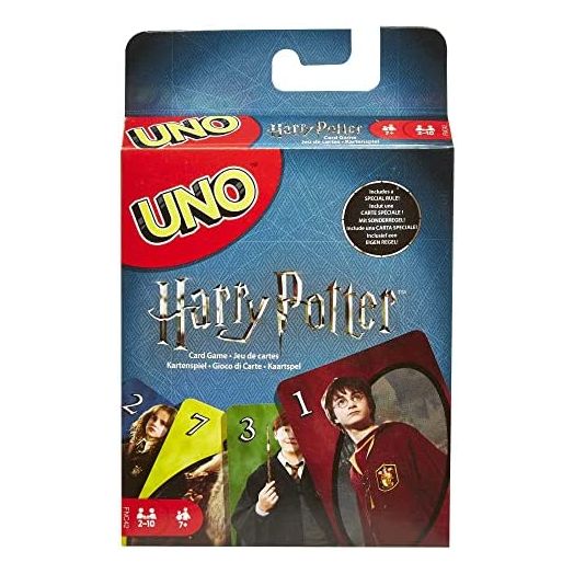 UNO Harry Potter Card Game Movie-Themed Deck with 112 Cards for 7 Year Olds & Up